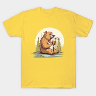 Bear drinking Beer T-Shirt